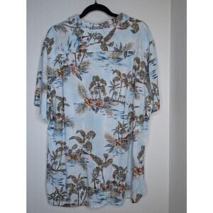 Campia Men Hawaiian Casual Button-Up XL Beach Tropical